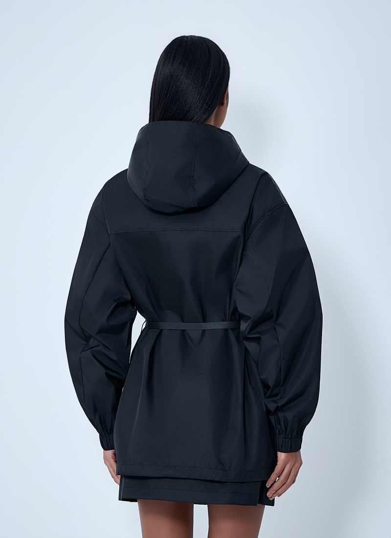 Re-Nylon Hooded Belted Anorak Jacket 4