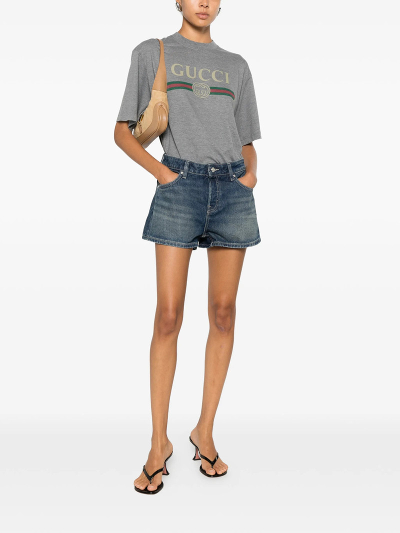 GUCCI Gucci Interlocking G Web-stripe T-shirt outlook
