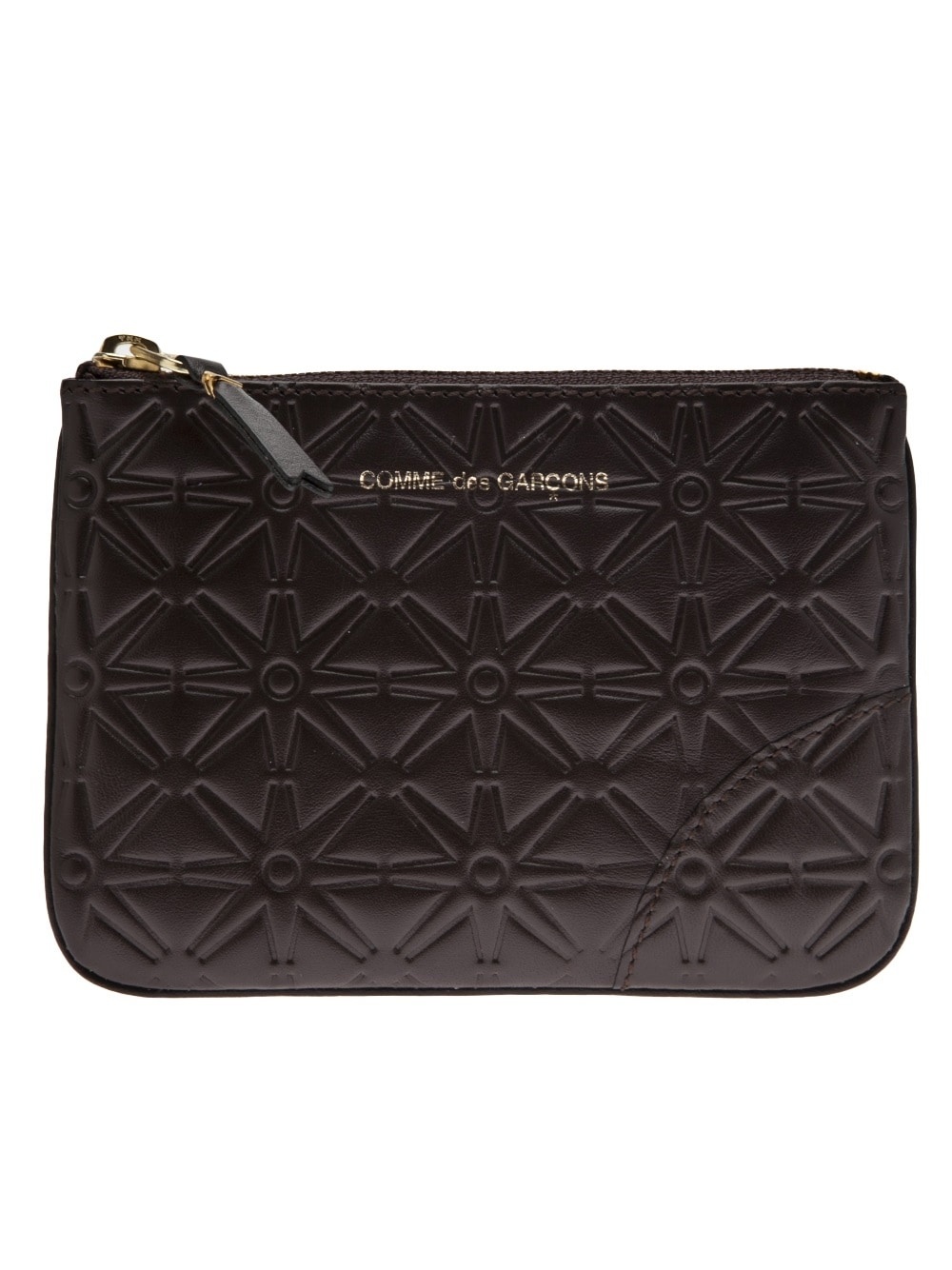 star embossed zip wallet - 1