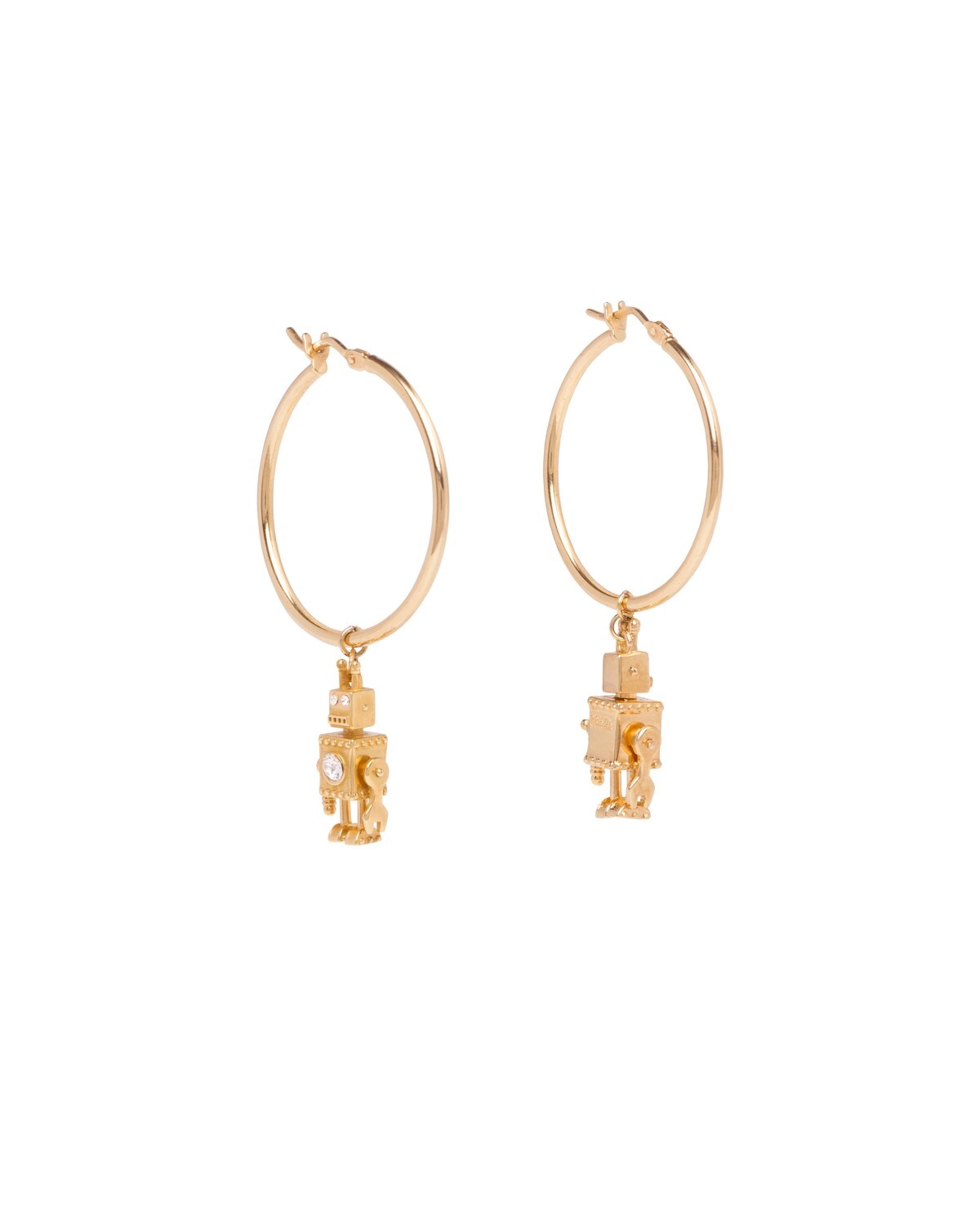 Prada Fine Jewellery gold and diamond earrings - 1