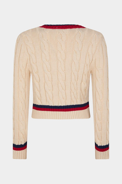 DSQUARED2 CABLE-KNIT CARDIGAN outlook