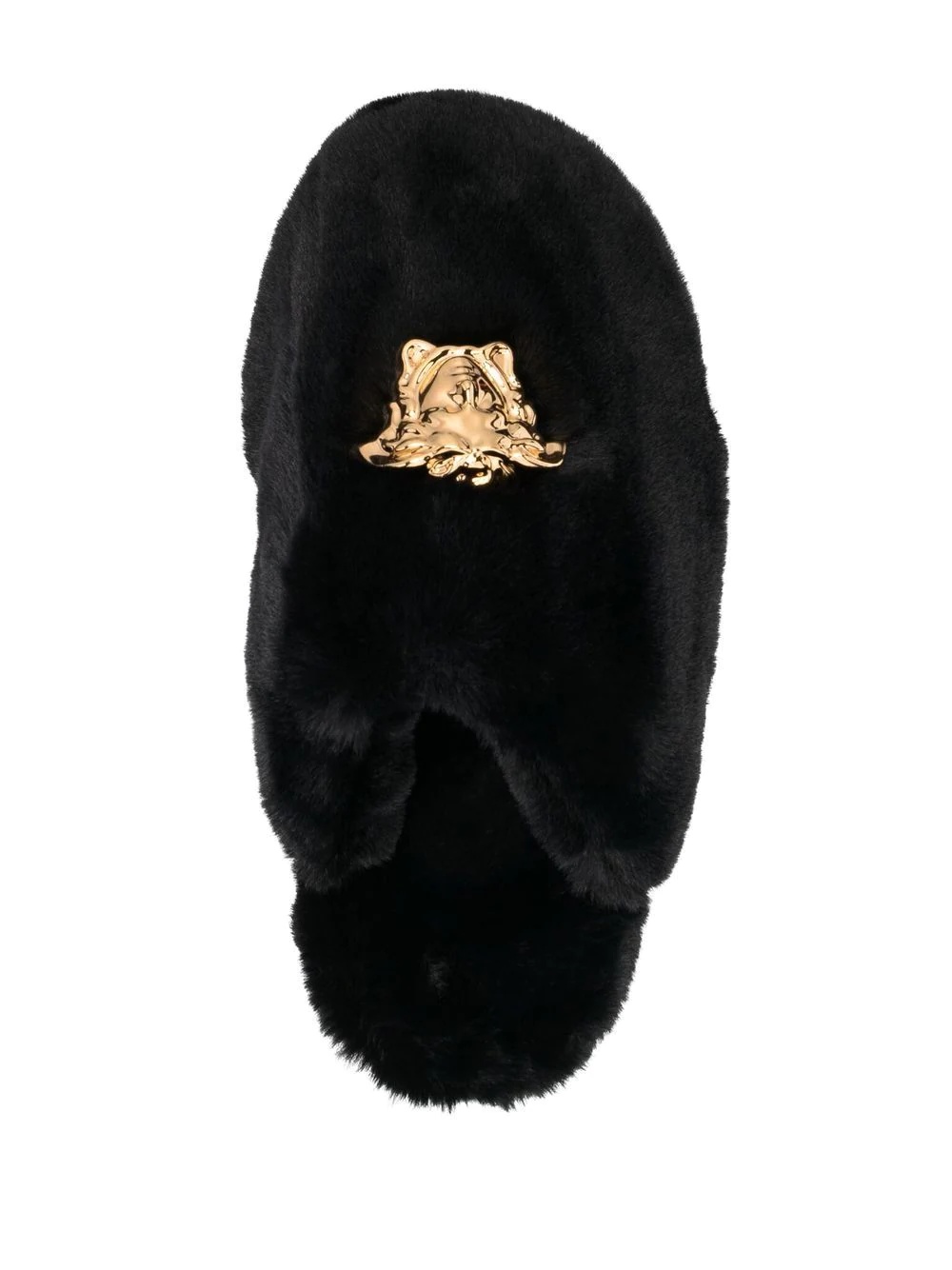 Medusa faux-fur slippers - 3