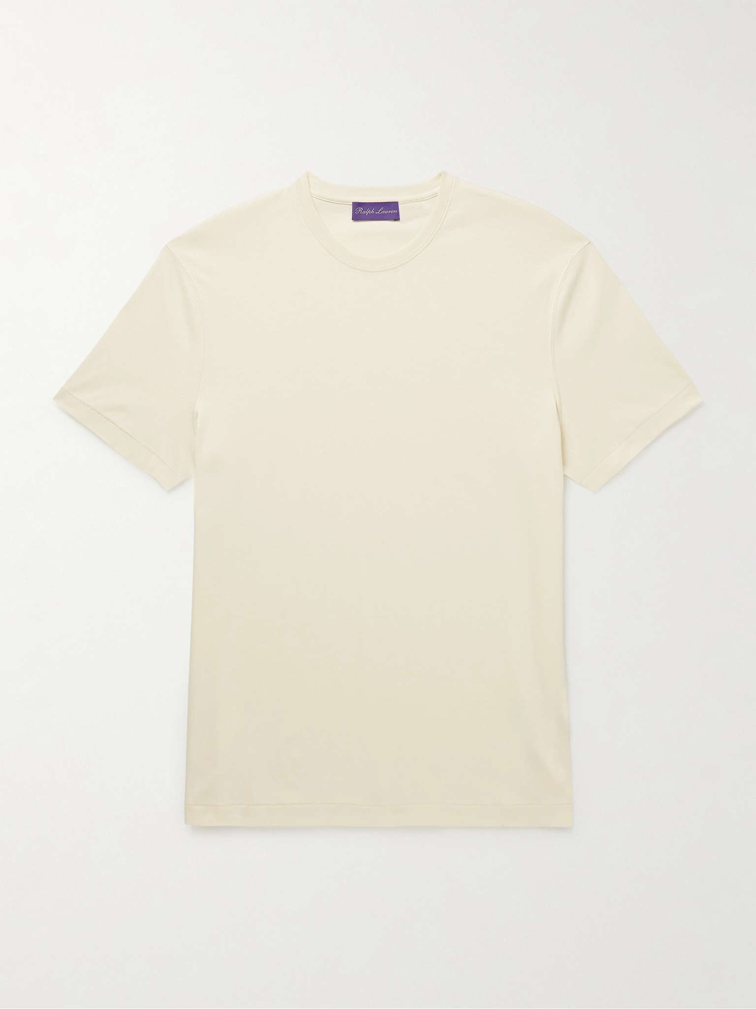 Slim-Fit Cotton-Interlock T-Shirt - 1