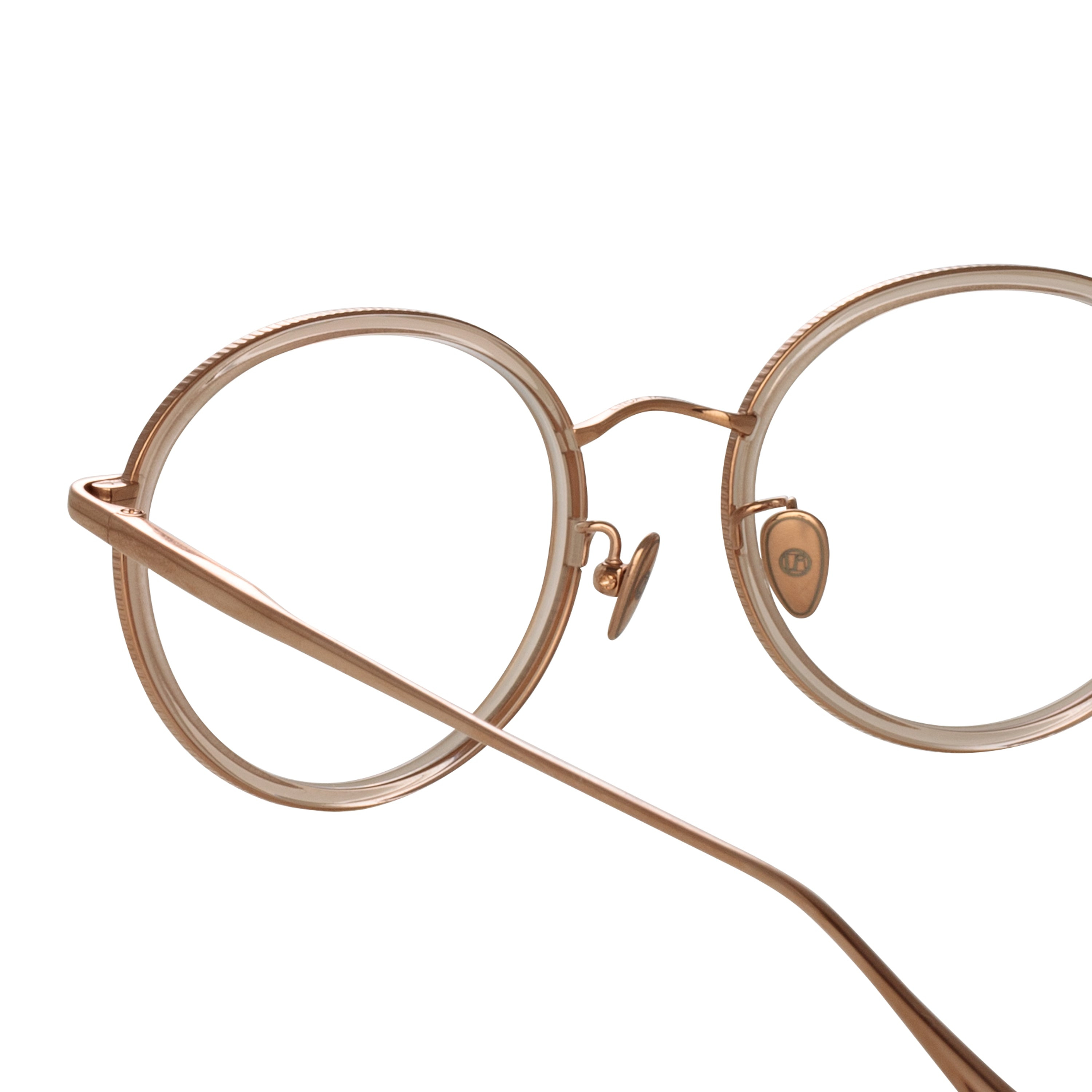 SATO OVAL OPTICAL FRAME IN ROSE GOLD - 5