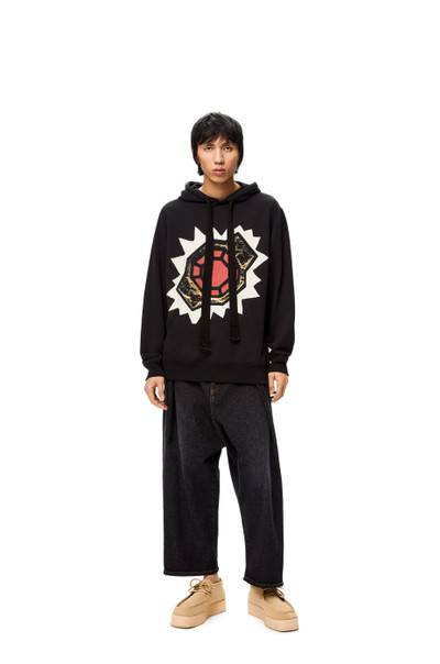 Loewe Ring print hoodie in cotton outlook