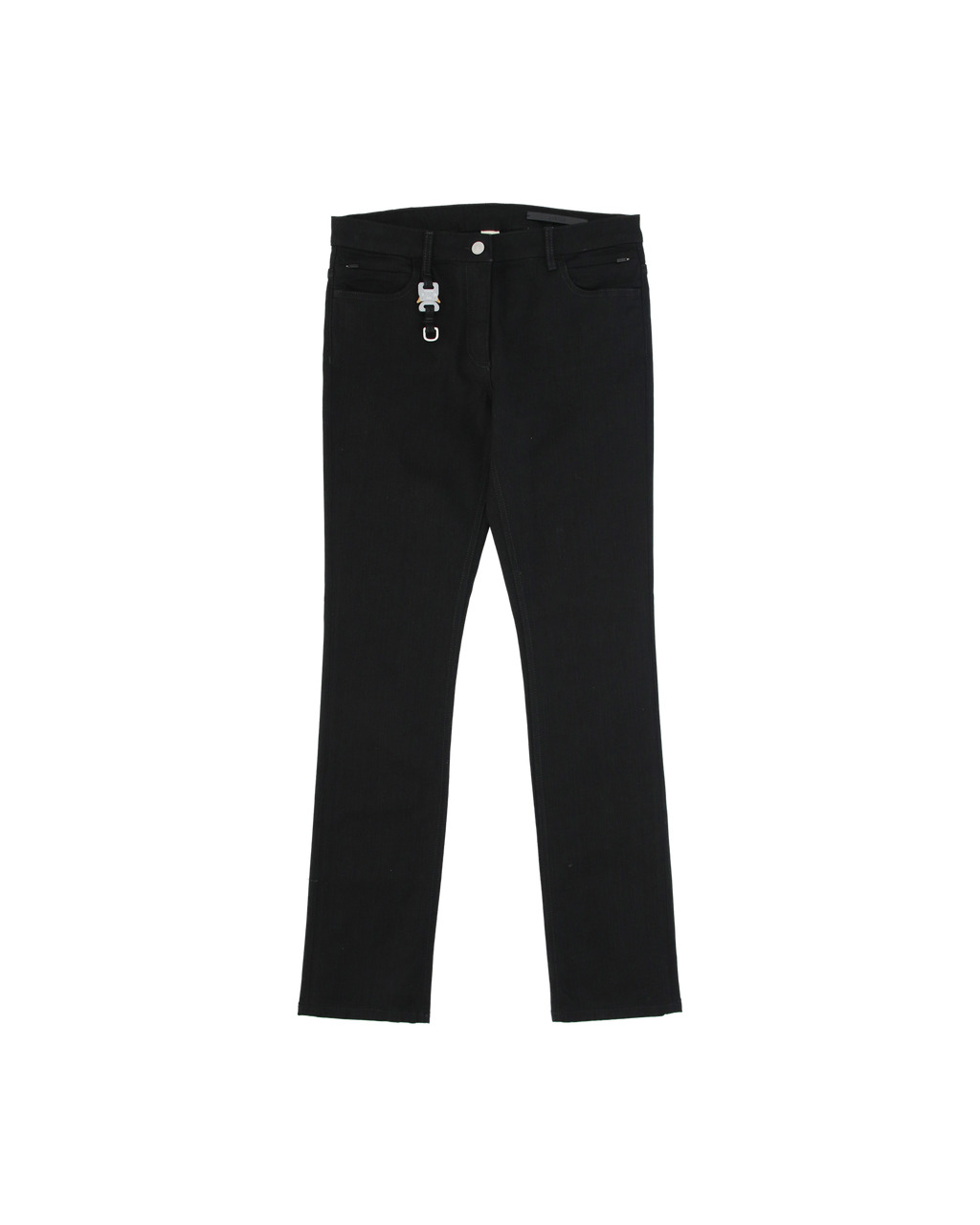 TRUE BLACK 6 POCKET JEAN WITH METAL BUCKLE - 1