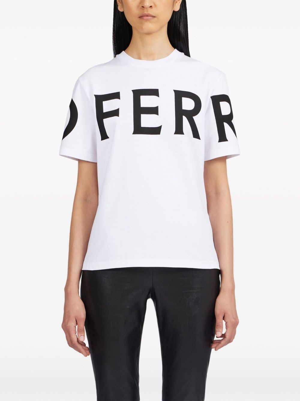 logo-print cotton T-shirt - 3
