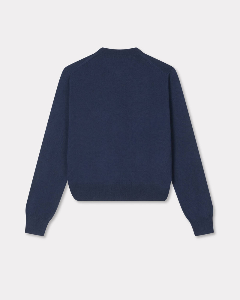 KENZO 'Boke Flower' embroidered cardigan in merino wool outlook