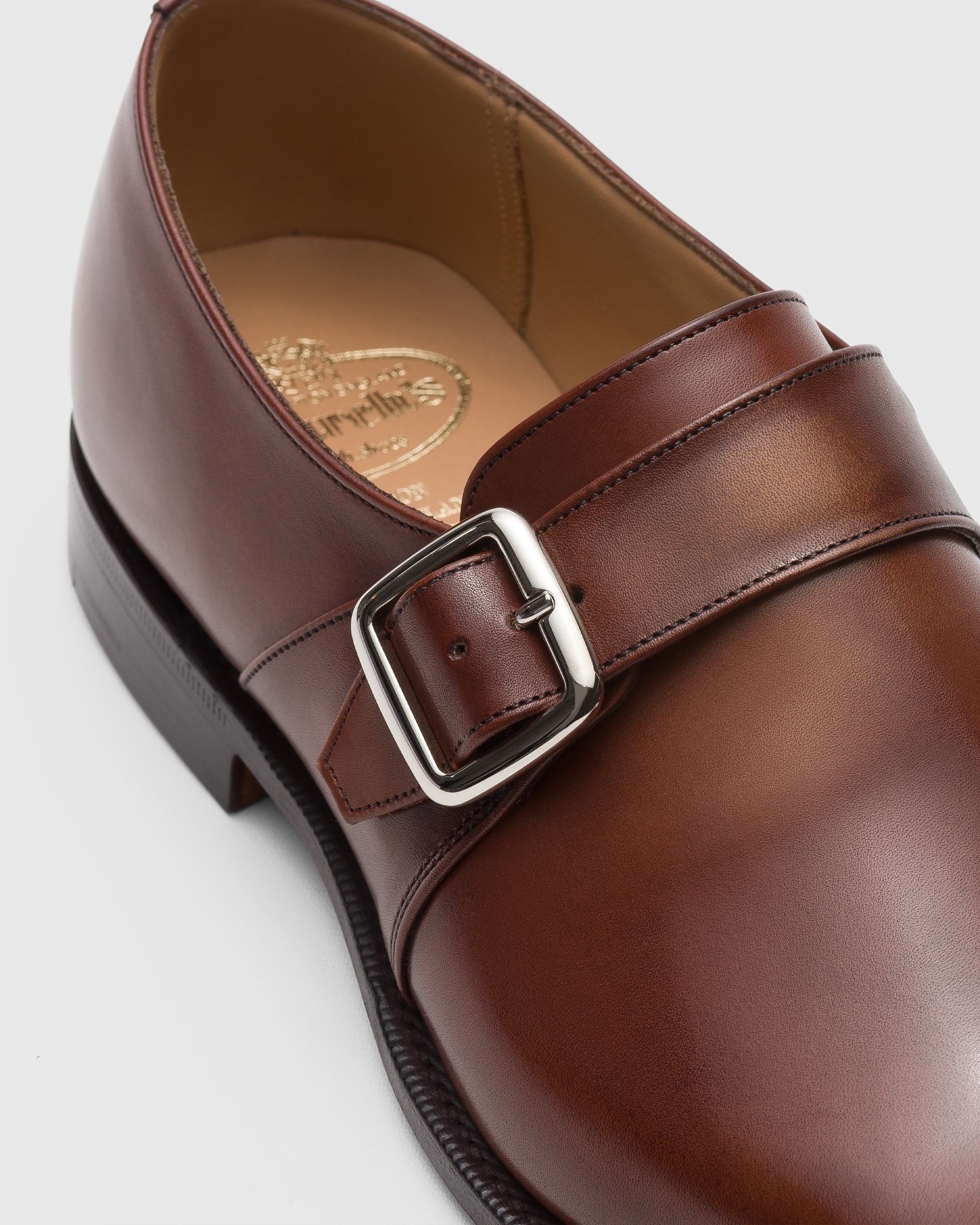 Bleached Calfskin Monk Strap - 3