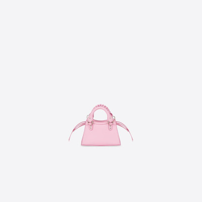 BALENCIAGA Women's Neo Classic Super Nano Handbag in Candy Pink outlook