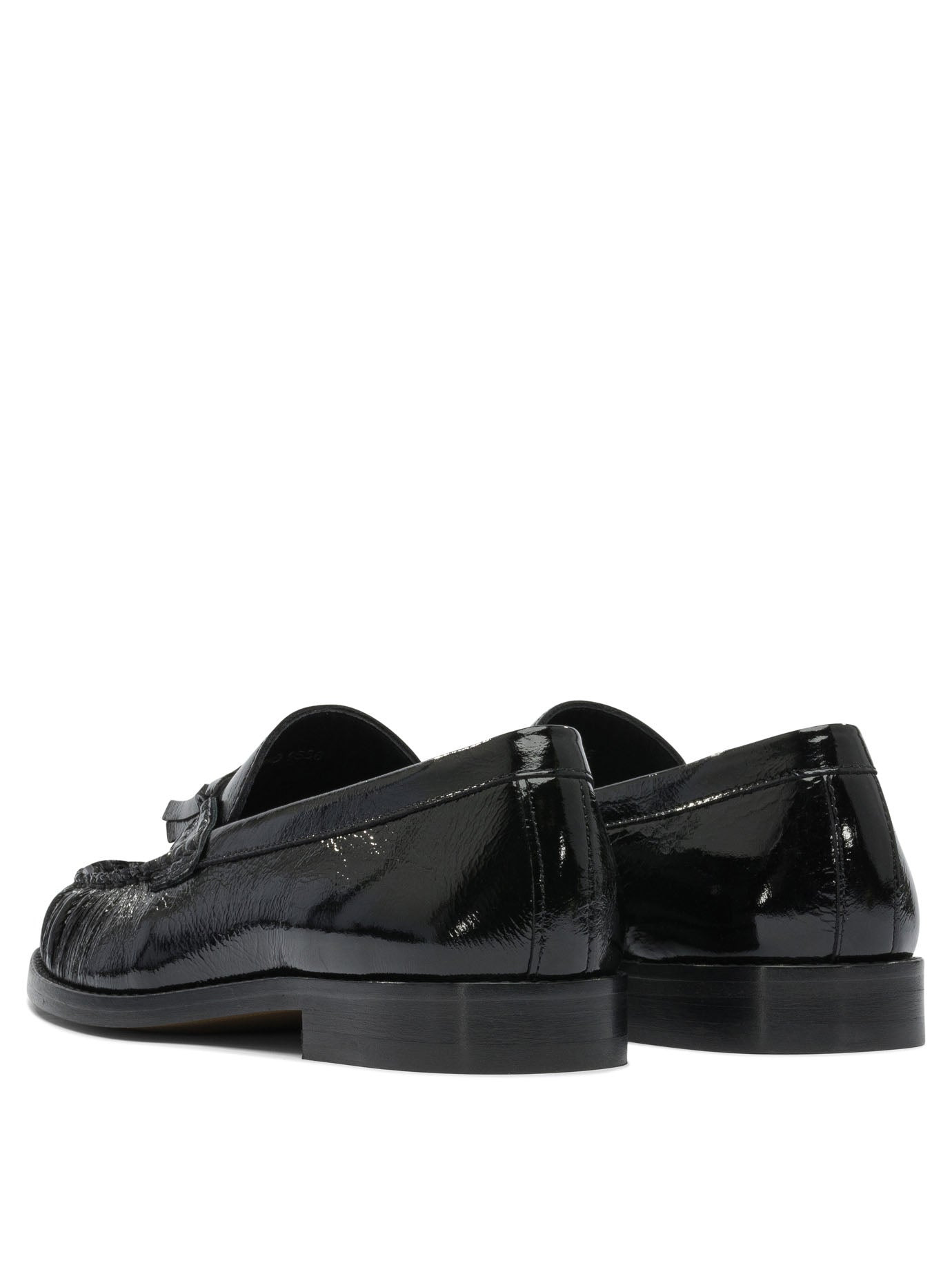 Alohas - Alohas Marietta Onix Black Leather Loafers - 4