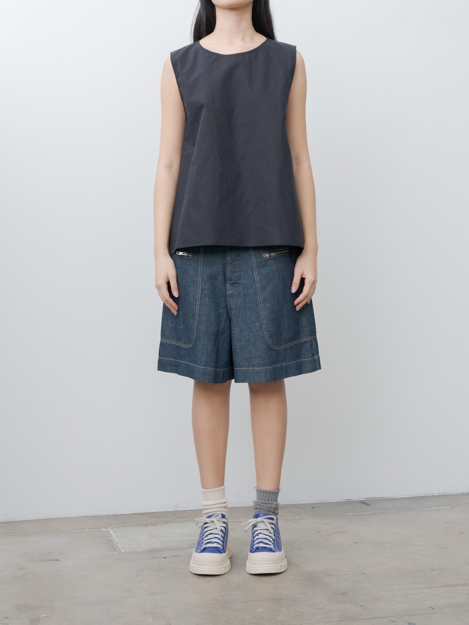 Pristina Denim Shorts - Blue - 2