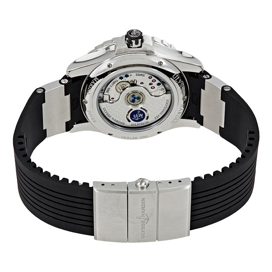 Ulysse Nardin Diver Lady Automatic Black Dial Ladies Watch 3202-190-312 - 3