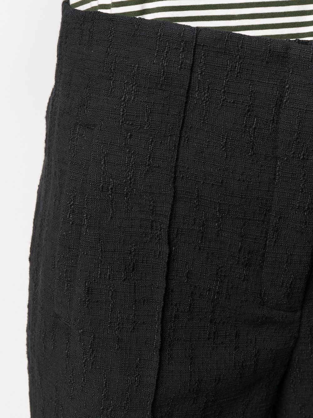 textured pleated trousers - 5