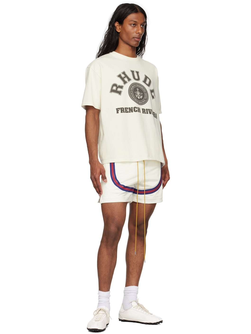 White Crest Veille Track Shorts - 4
