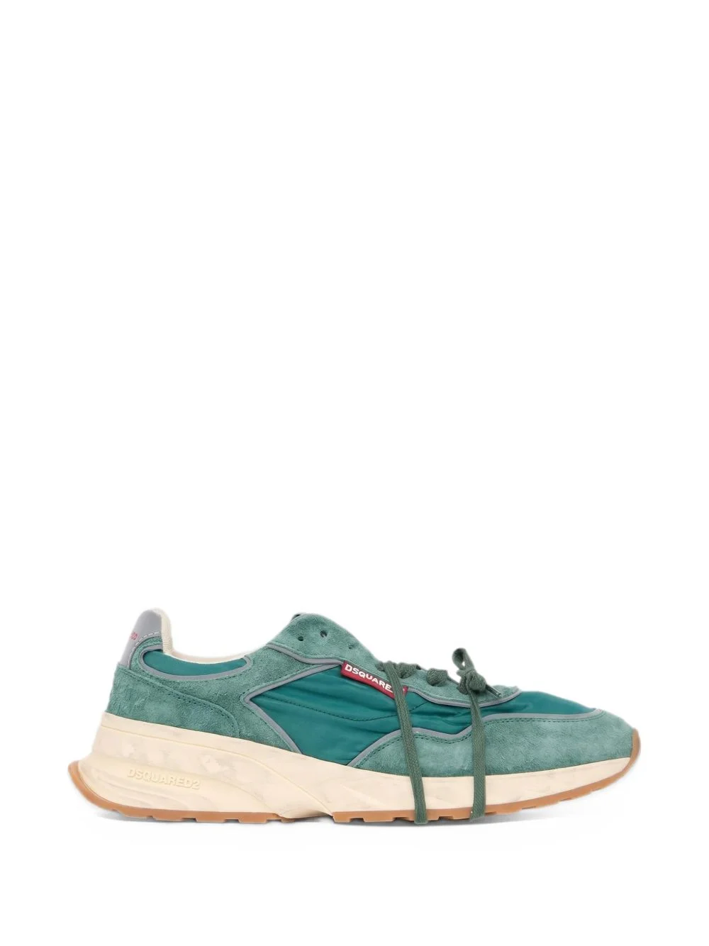 lace-up low-top sneakers - 1