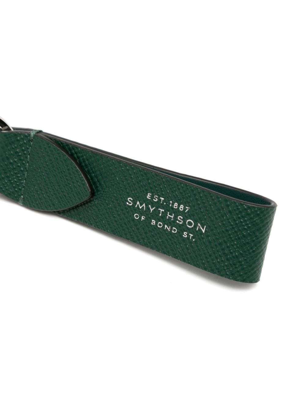 logo-stamp leather keyring - 2