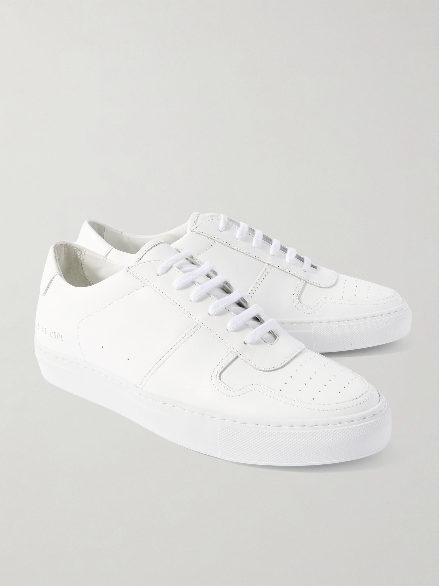 BBall Leather Sneakers White - 4