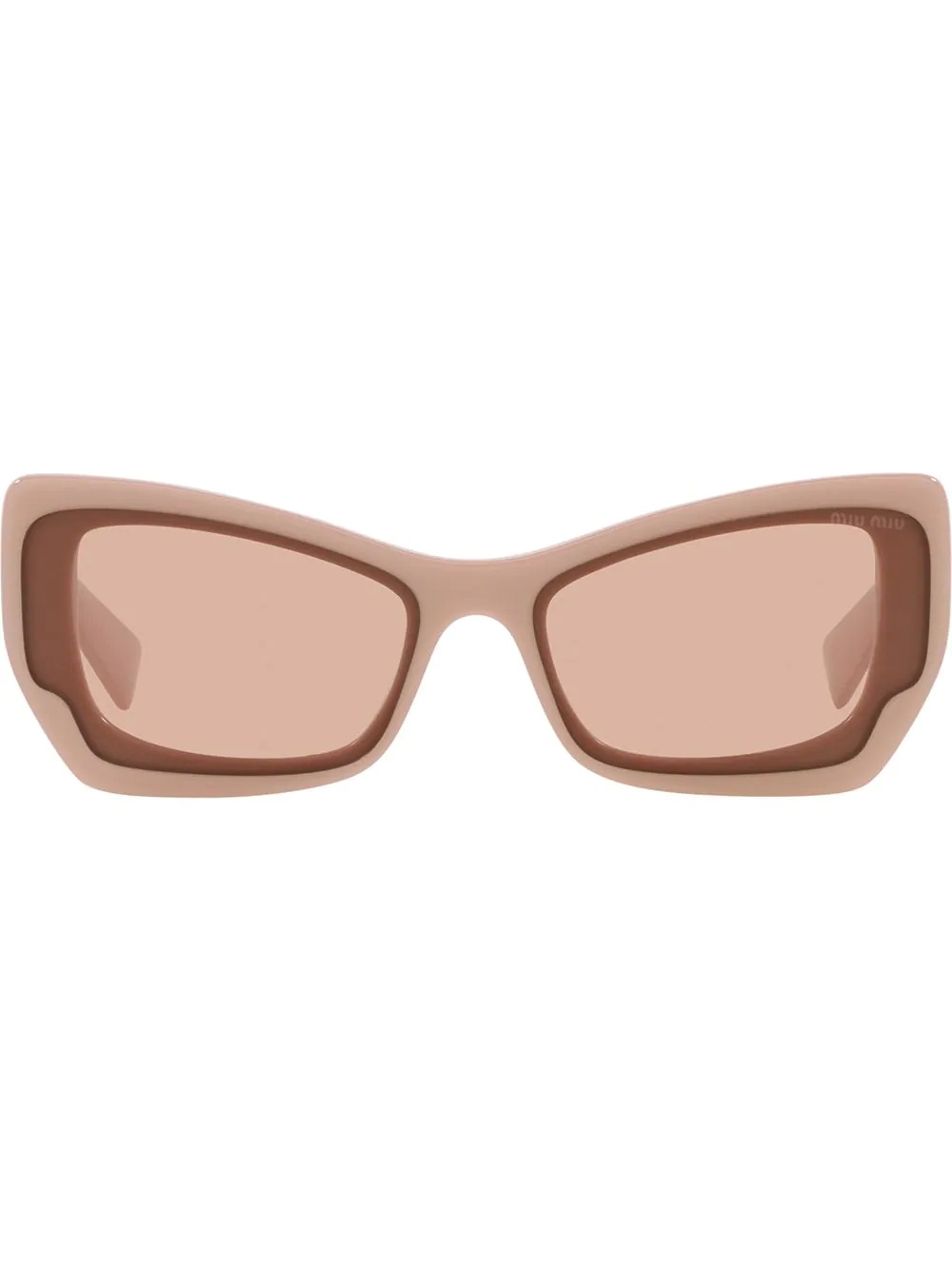 Logo rectangular-frame sunglasses - 1