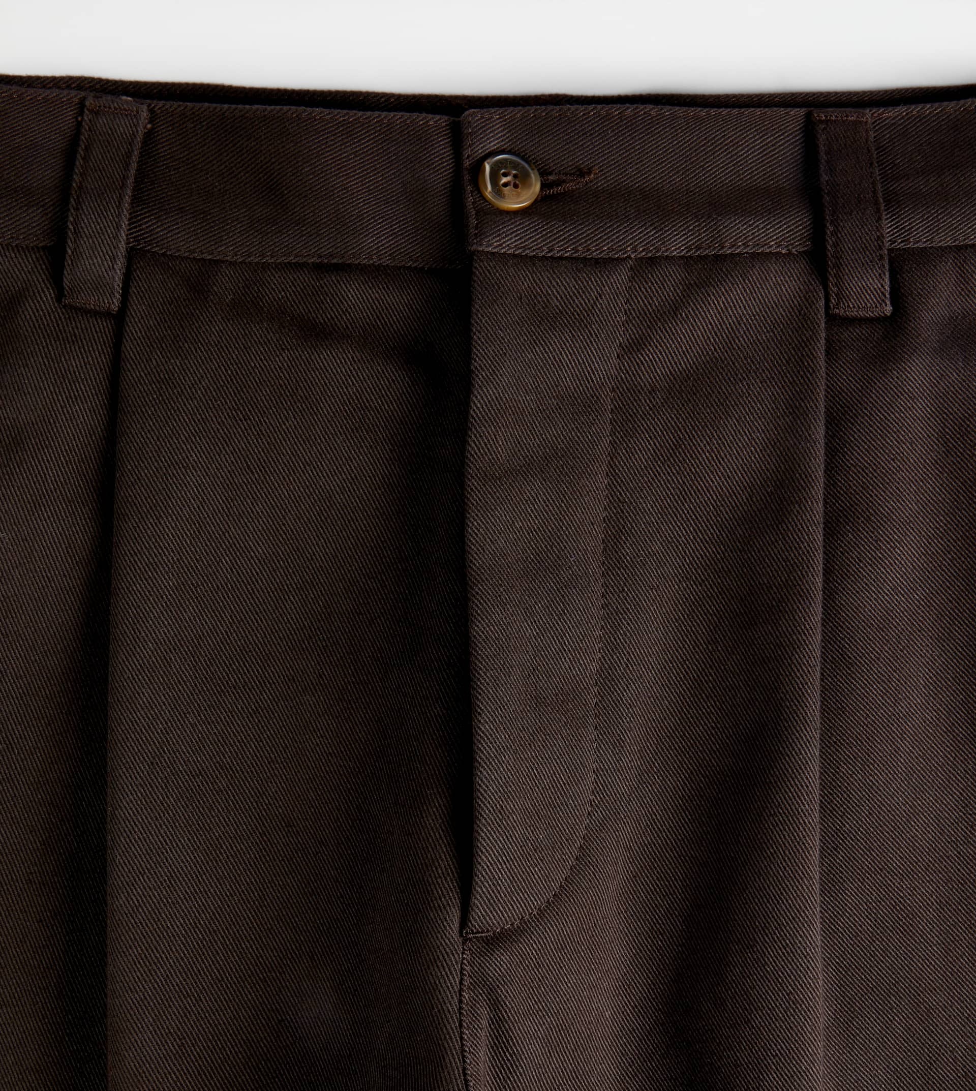 PANTS WITH DARTS - BROWN - 9