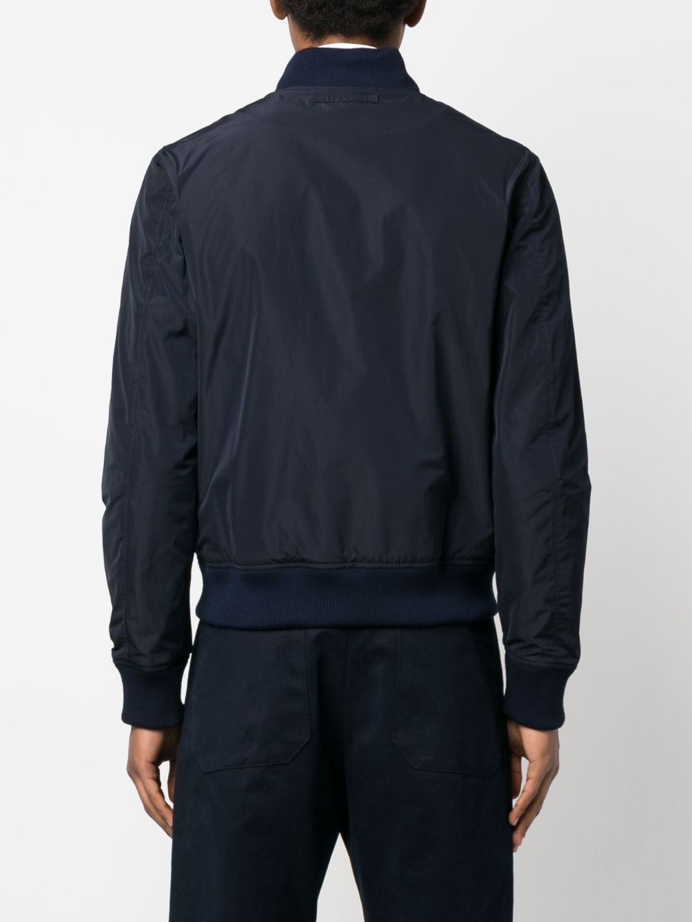 shimmer zip-up bomber jacket - 4