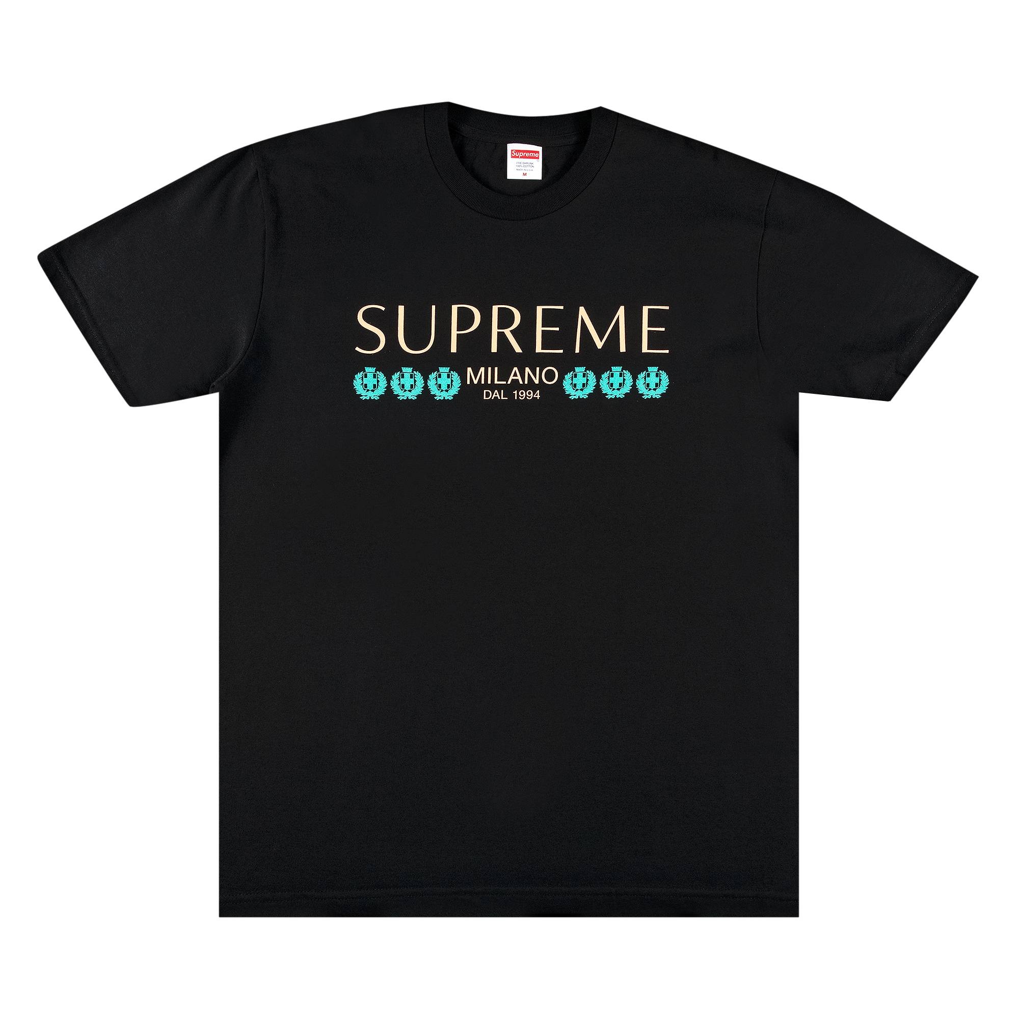 Supreme Milano Tee 'Black' - 1