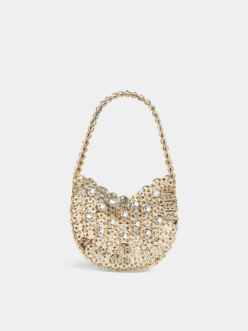 GOLD AND RHINESTONE 1969 MOON BAG 1