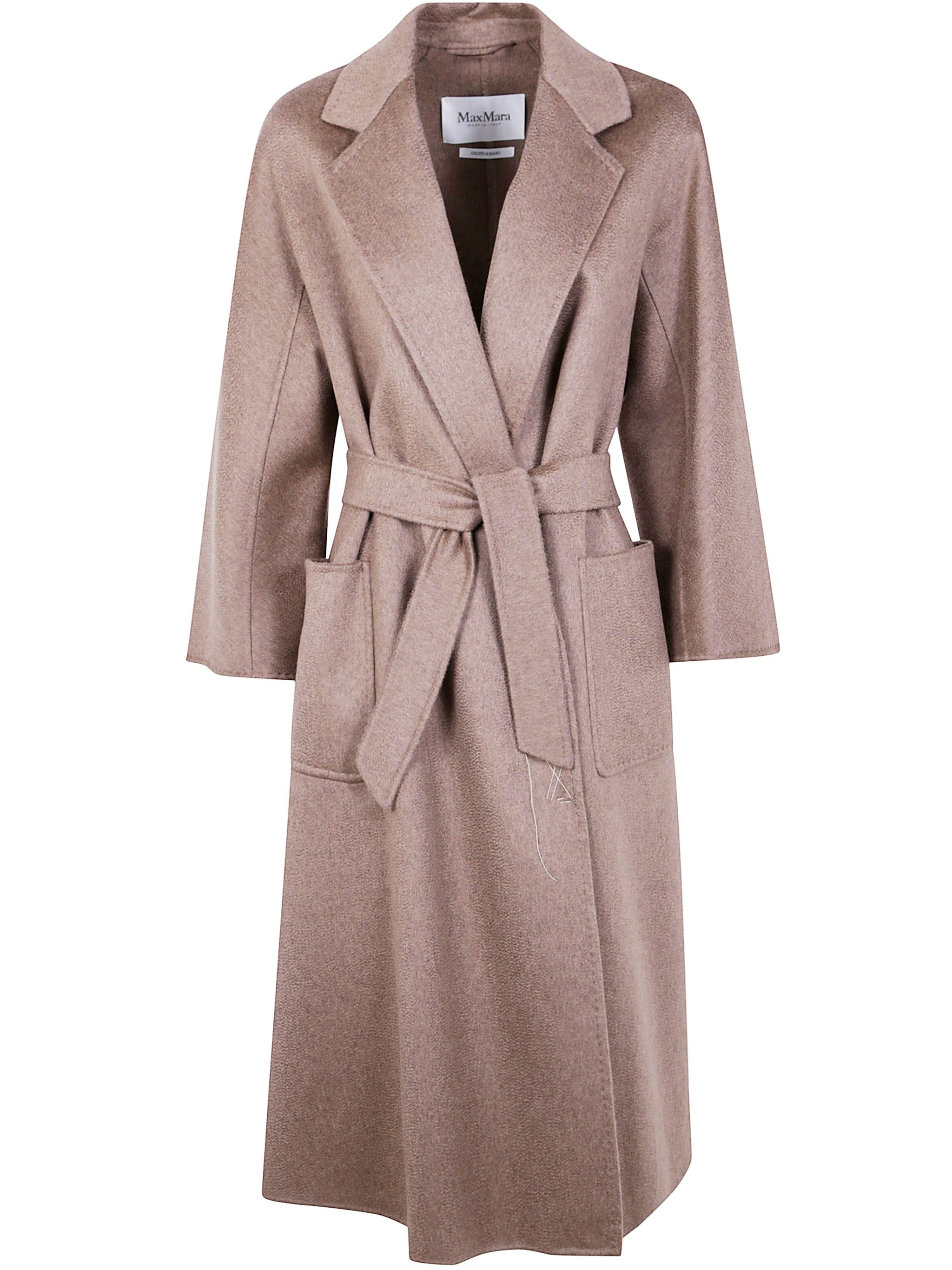 Introducing the "LUDMILLA" CLASSIC CASHMERE BELTED COAT by MAX MARA, an exquisite outerwear piece th - 1