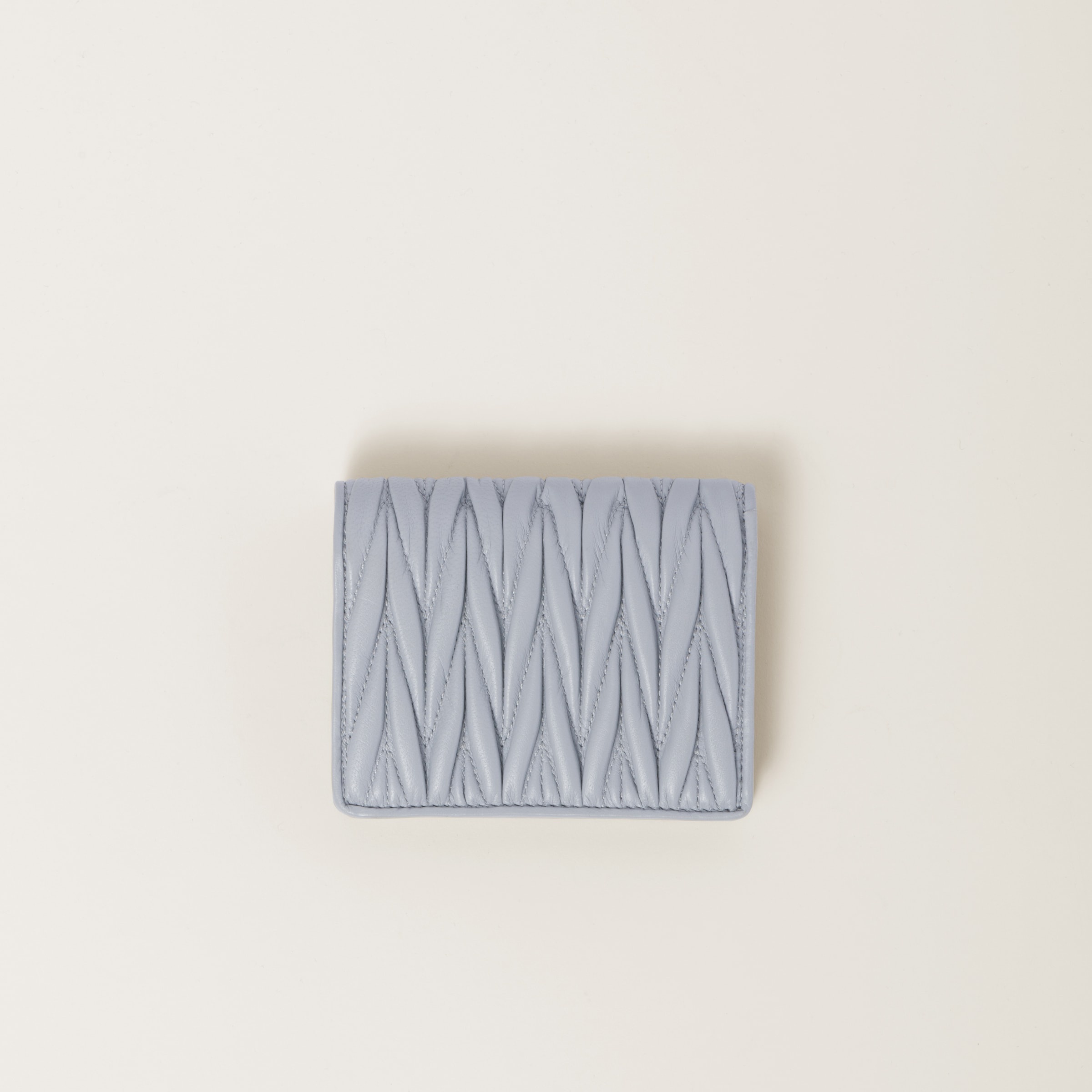 Small matelassé nappa leather wallet - 3