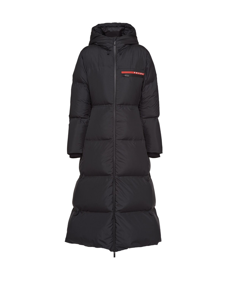 Light Polyester hooded puffer coat 1