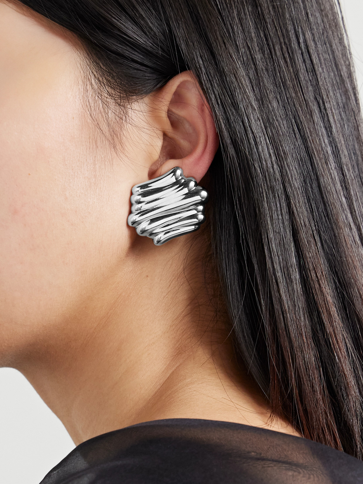 Crema Silver-plated Earrings - 2