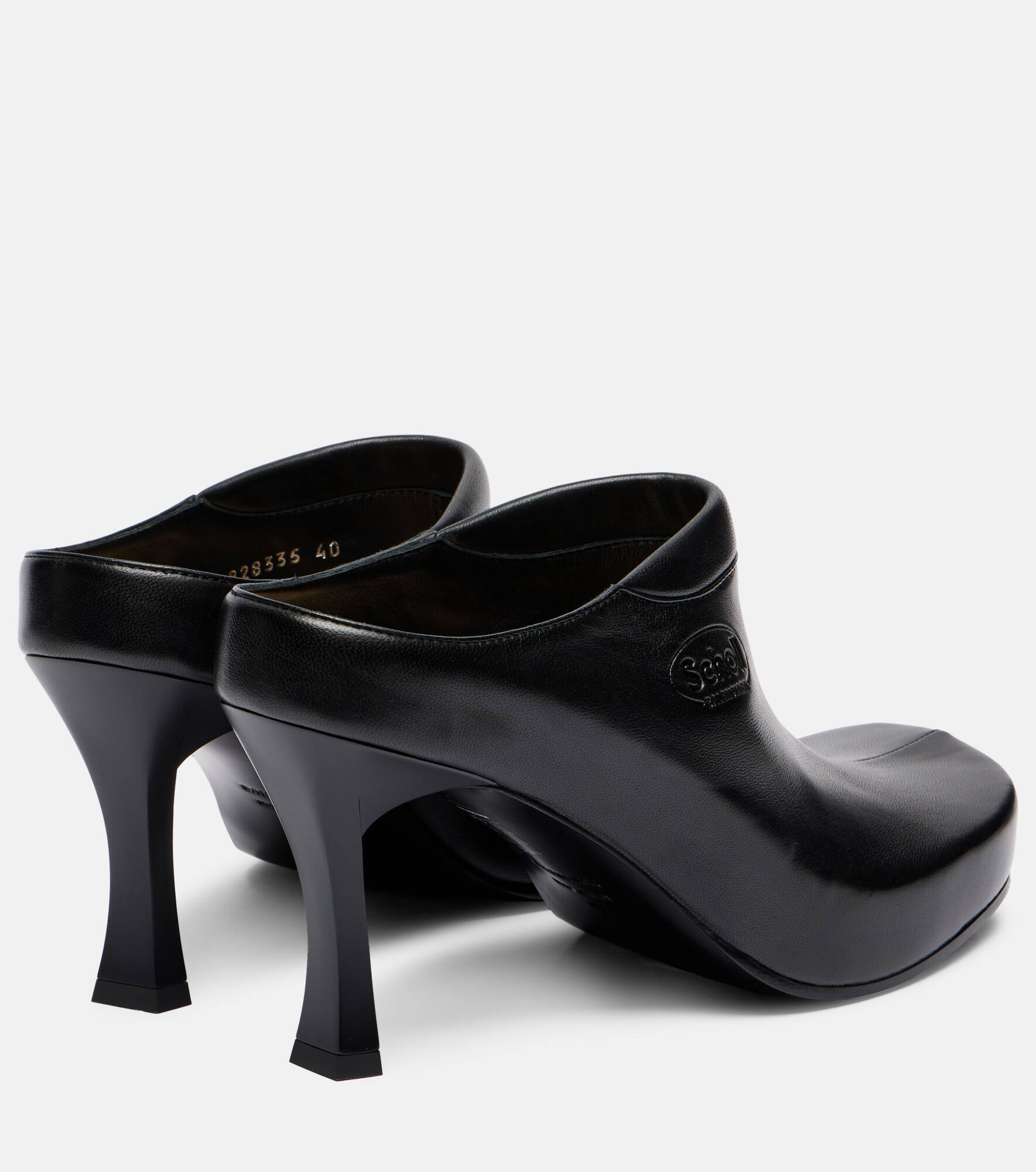 x Scholl 80 leather mules - 2