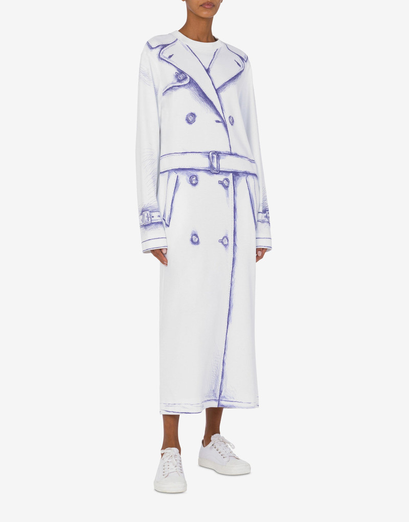 COTTON INTERLOCK DRESS TROMPE L’ŒIL 1