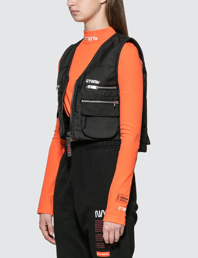 Heron Preston FIRE MULTI POCKETS VEST JACKET outlook