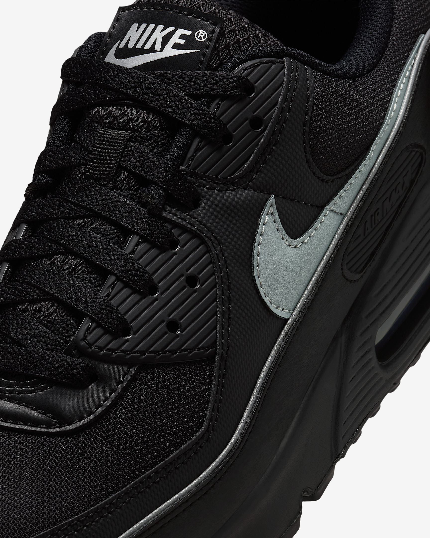 Nike Air Max 90 Premium Men's Shoes with Reflective Accents - 7