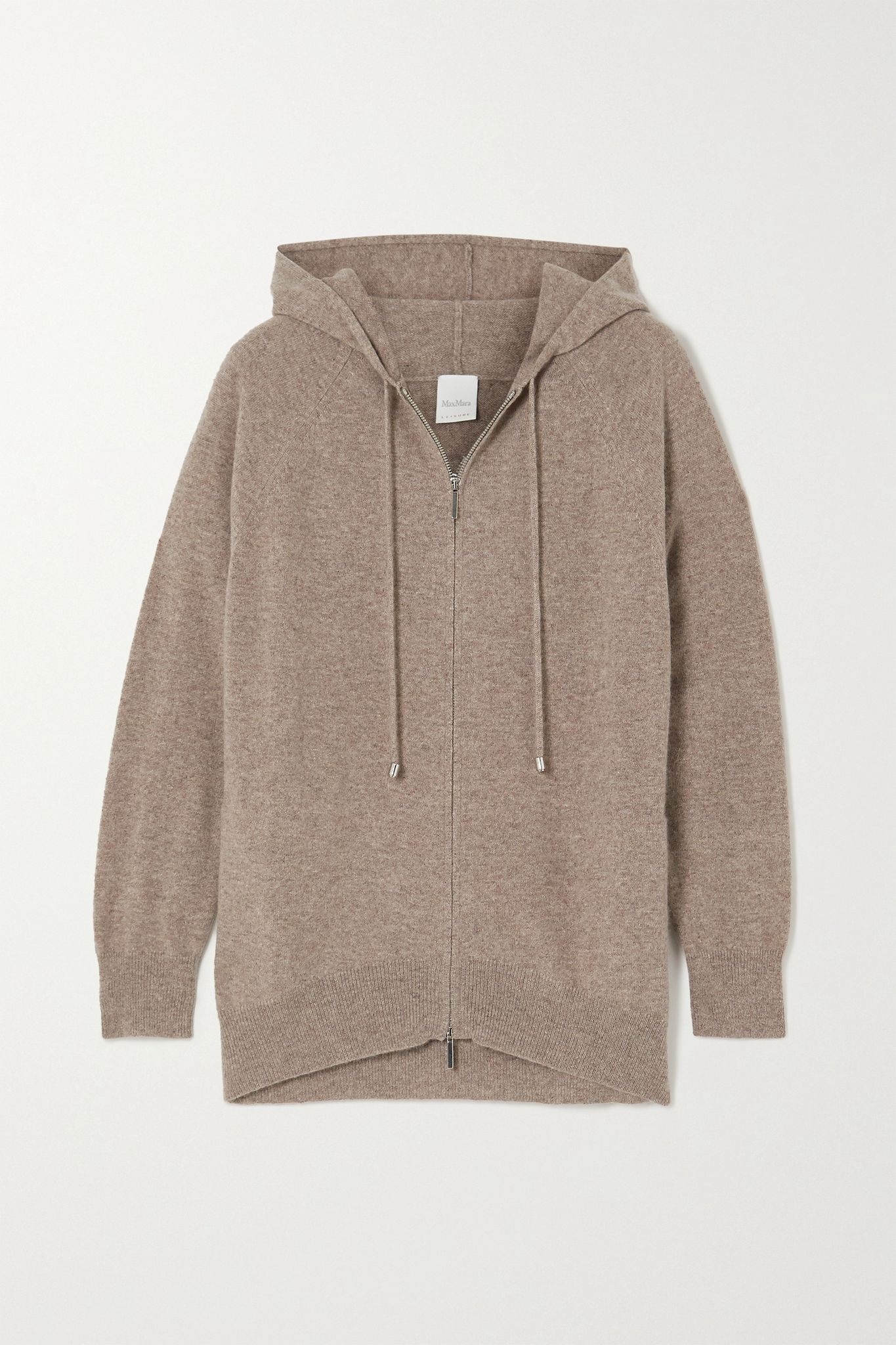 Leisure mélange cashmere hoodie - 1