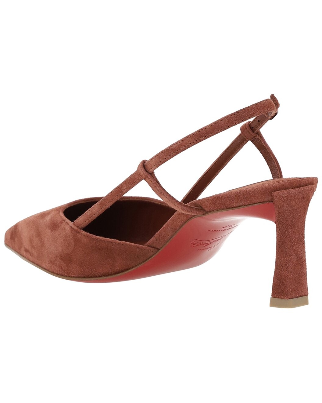Christian Louboutin Condoroline 55 Suede Slingback Pump - 3