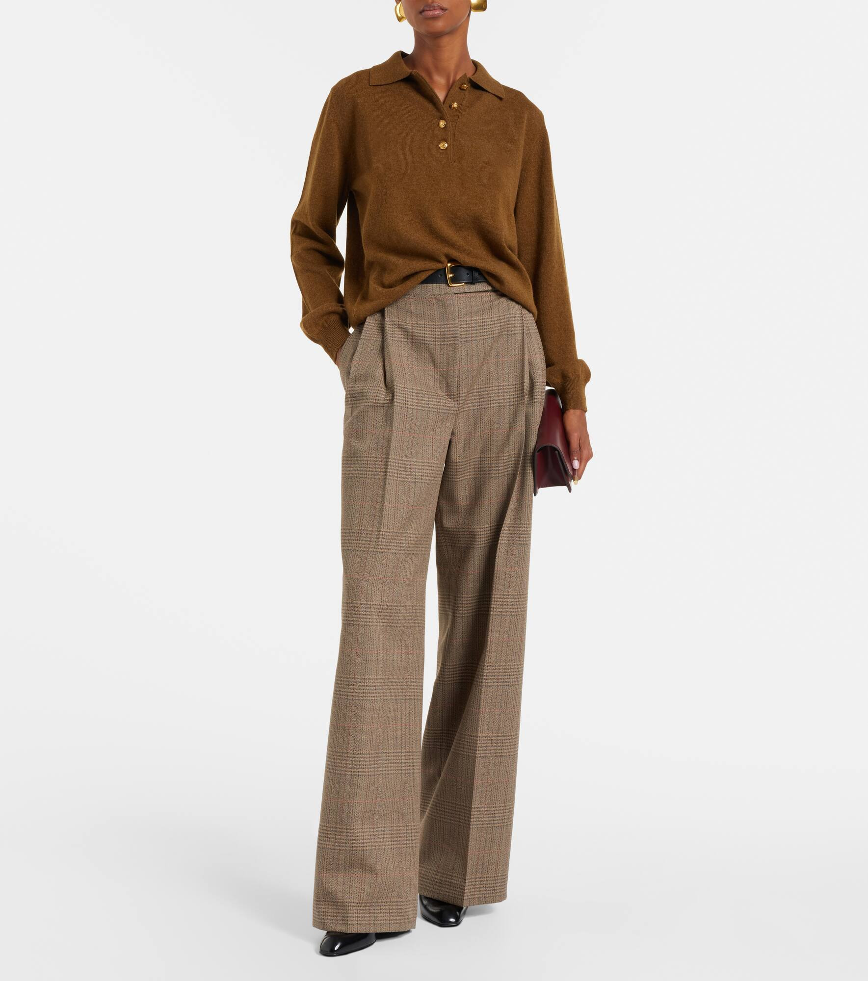 Highland wool and cashmere polo shirt - 2