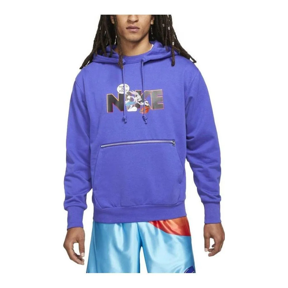 Nike Dri-FIT Standard Issue x Space Jam: A New Legacy Men's Basketball Pullover Hoodie 'Light Concor - 1