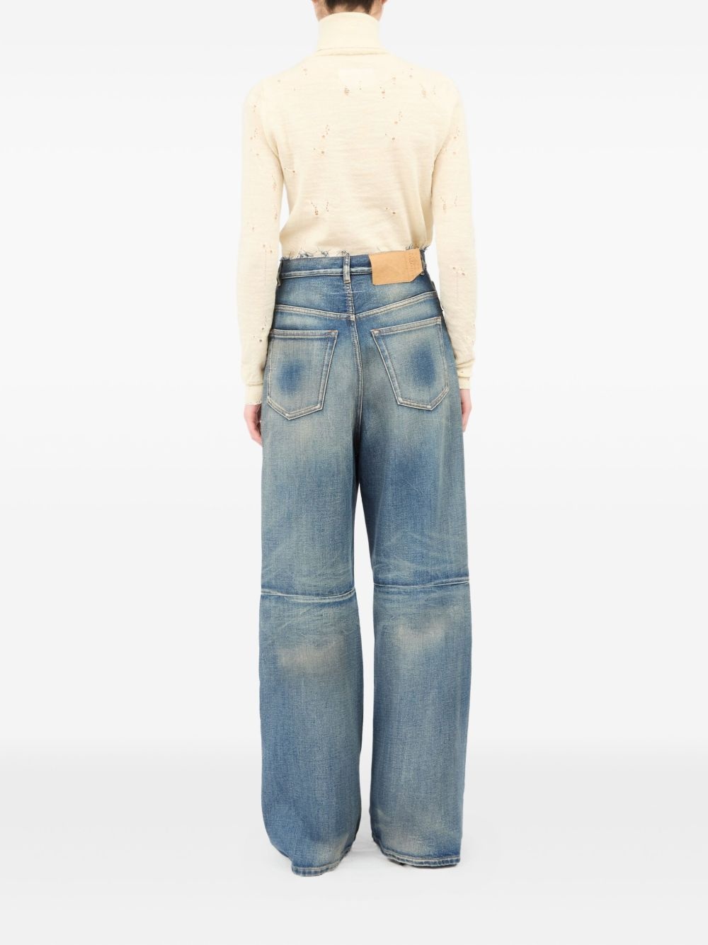 wide-leg jeans - 4