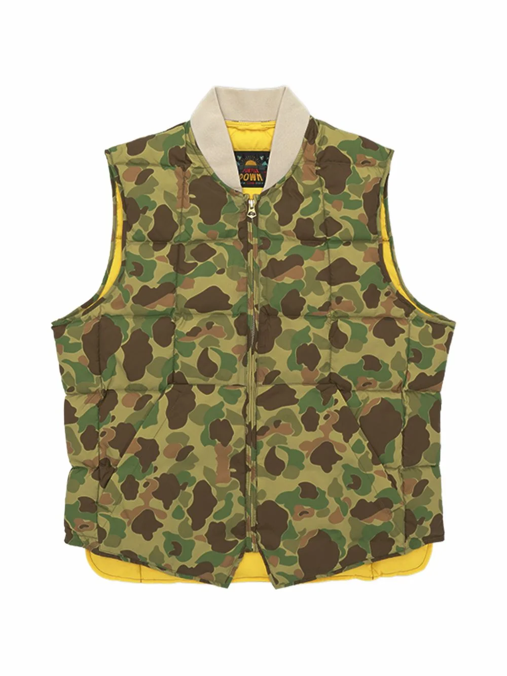 padded design gilet - 1