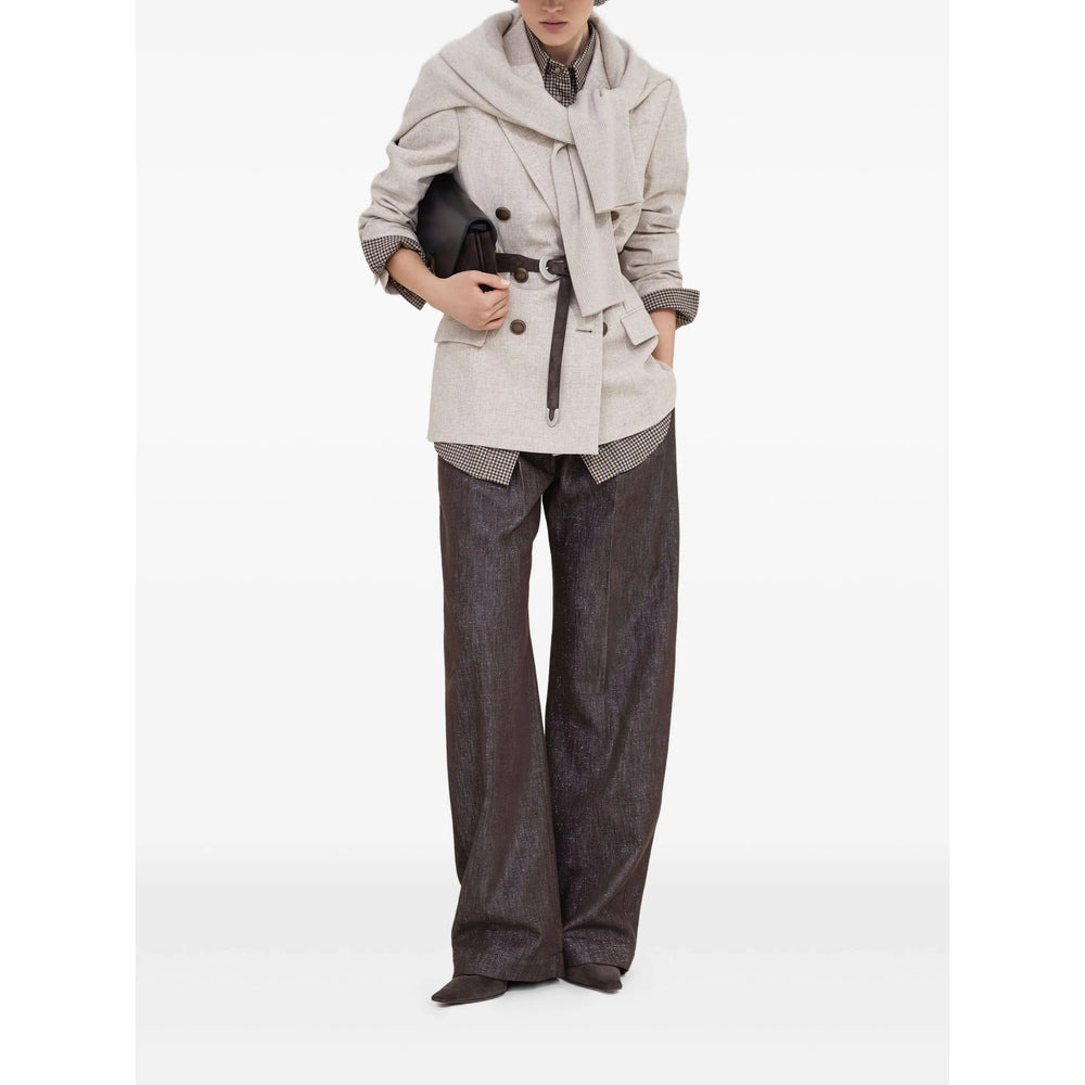Brunello Cucinelli Brown Tops - Shirts Women - 2