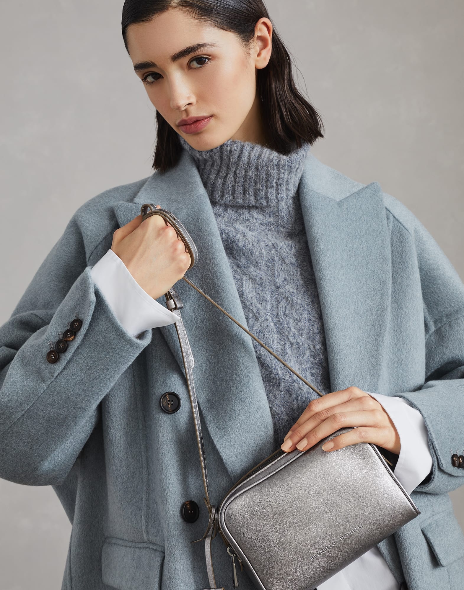 Lamé calfskin Boston clutch bag - 4