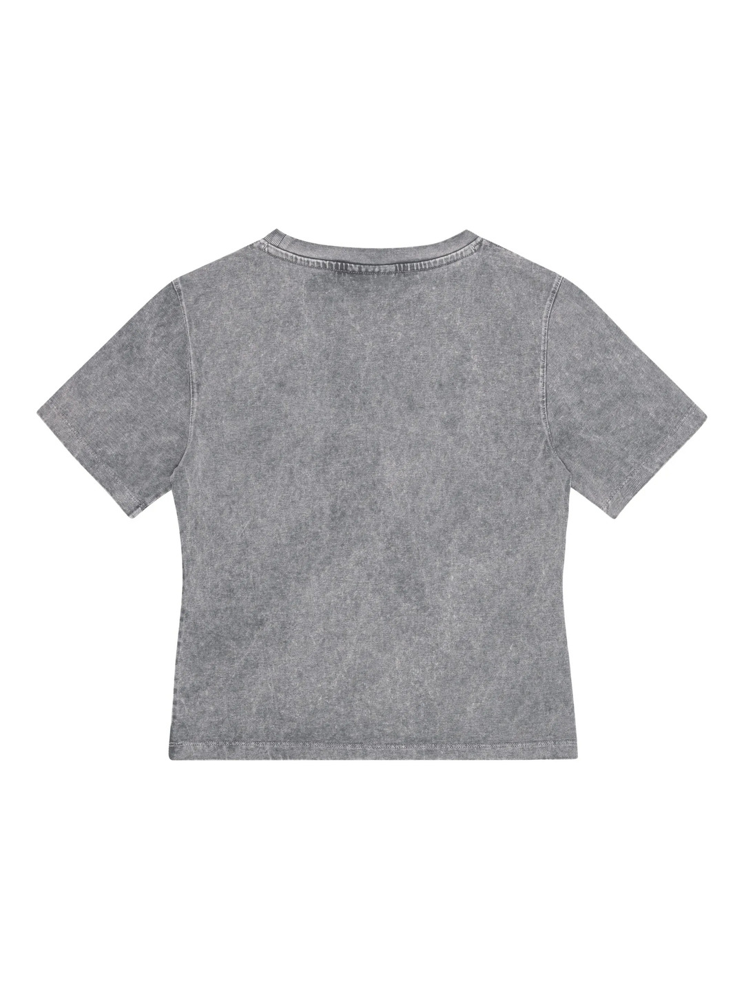 Heavy Cotton Jersey Heart Cropped T-Shirt - 2