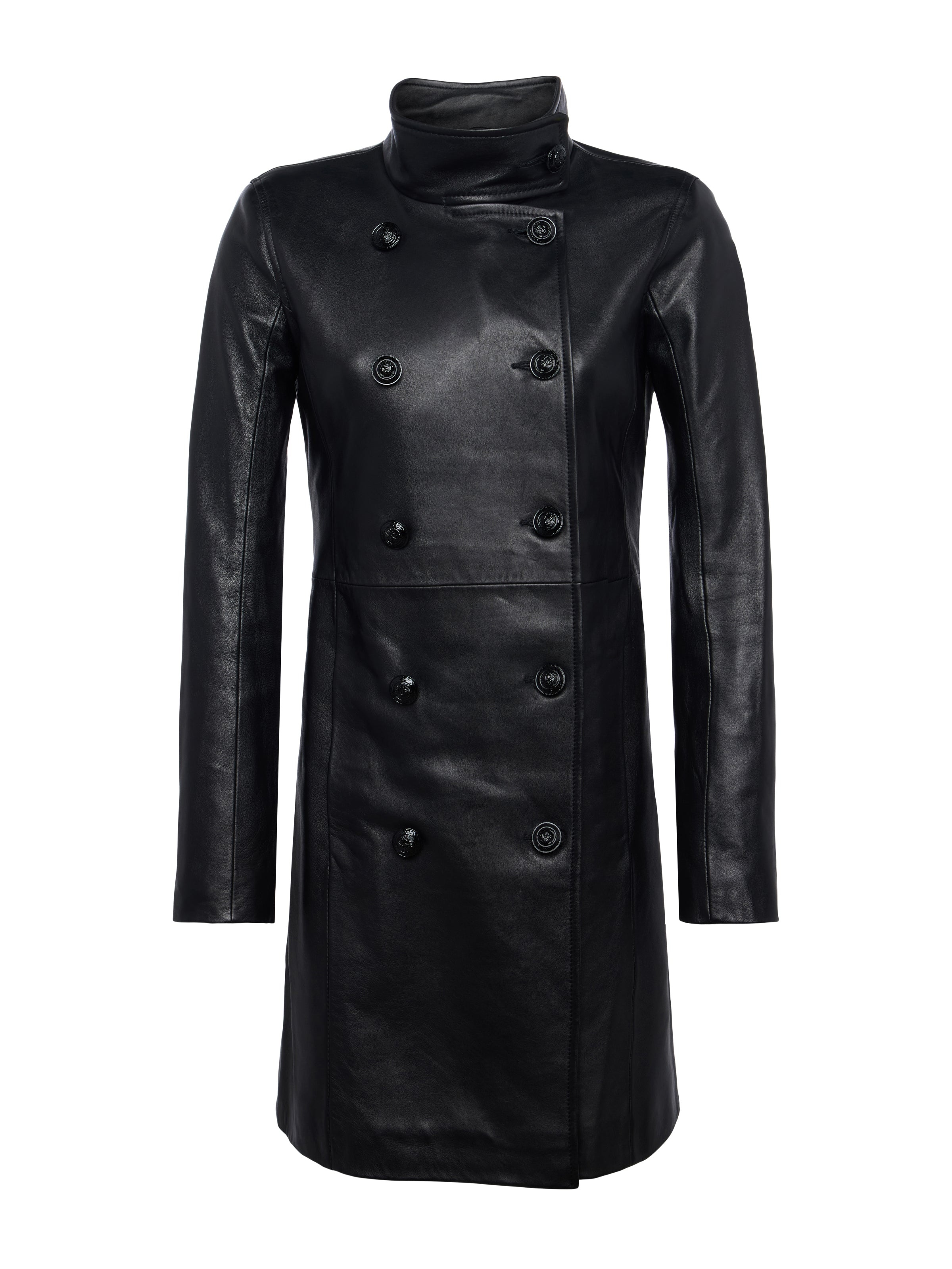 Lyon Leather Coat - 1