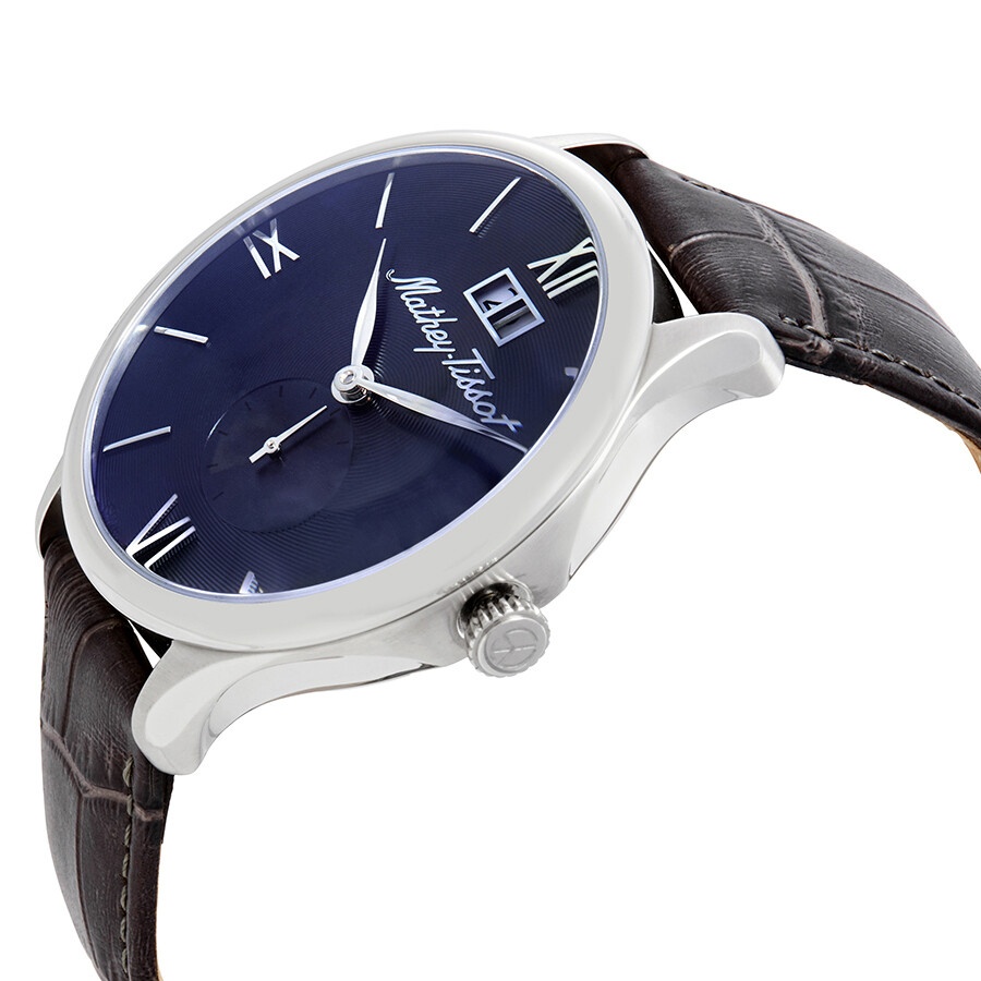 Mathey-Tissot - Mathey-Tissot Edmond Quartz Blue Dial Men's Watch H1886QAS - 2