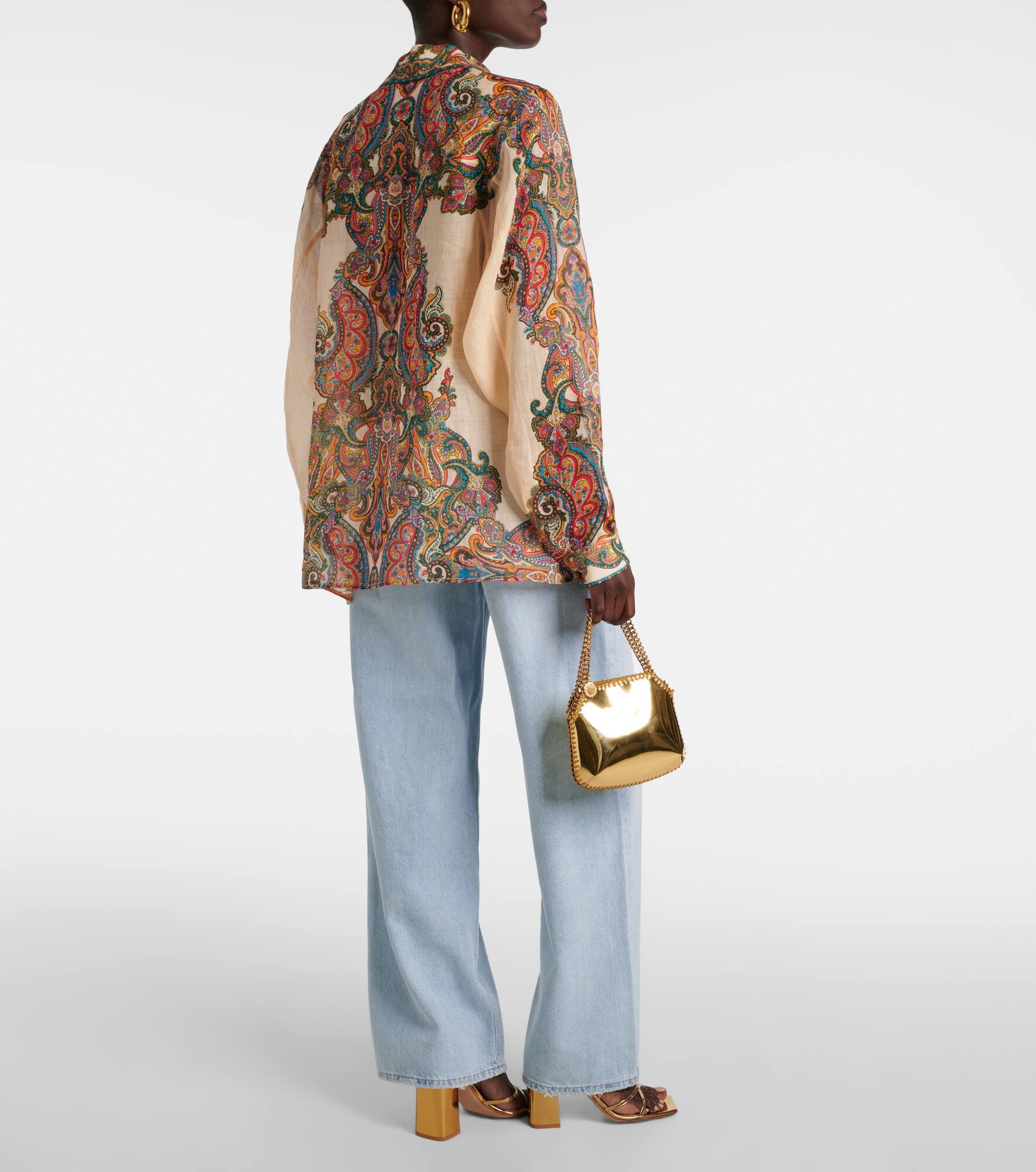 Ottie Oversized paisley shirt - 3