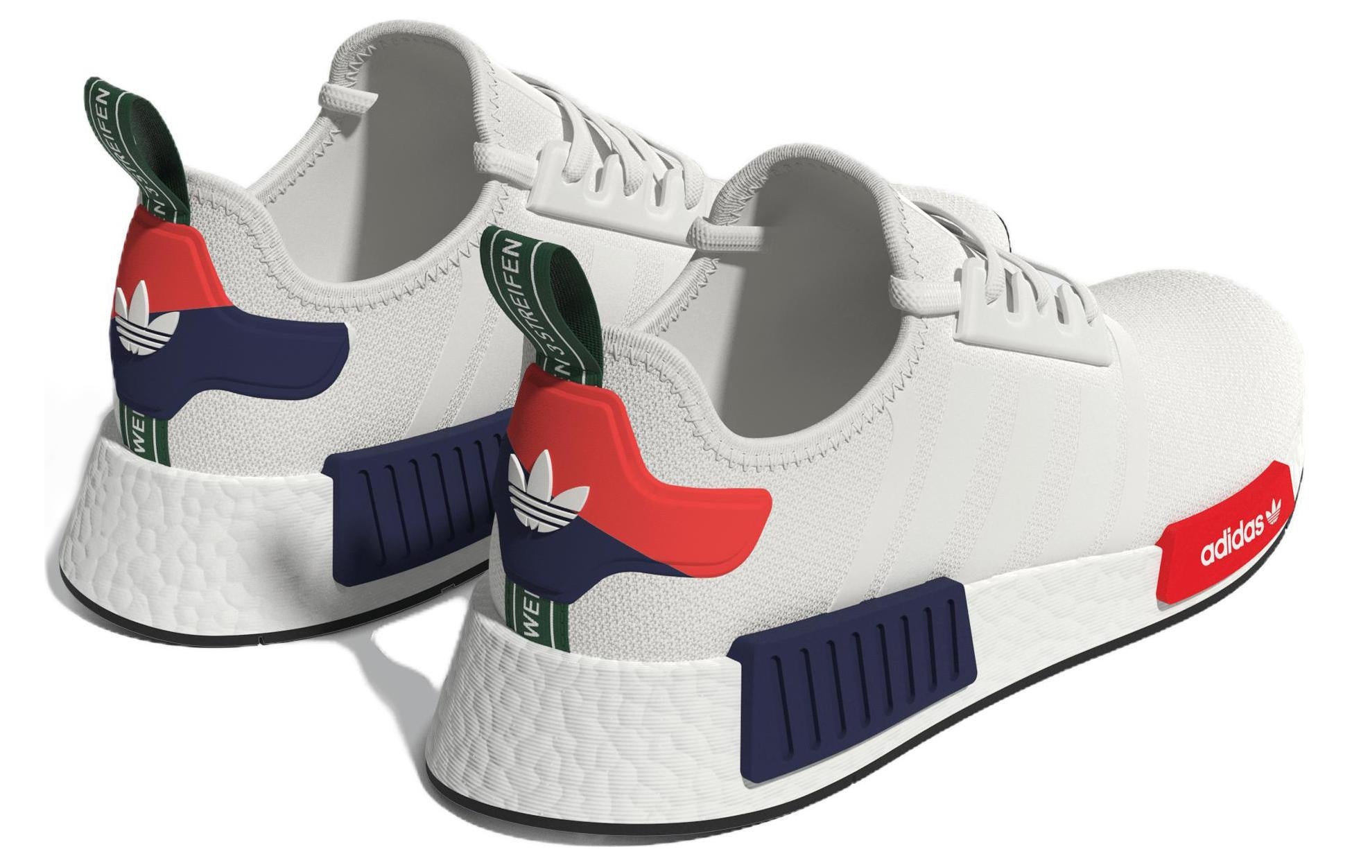 adidas NMD_R1 'White Navy Solar Red' HQ4464 - 4