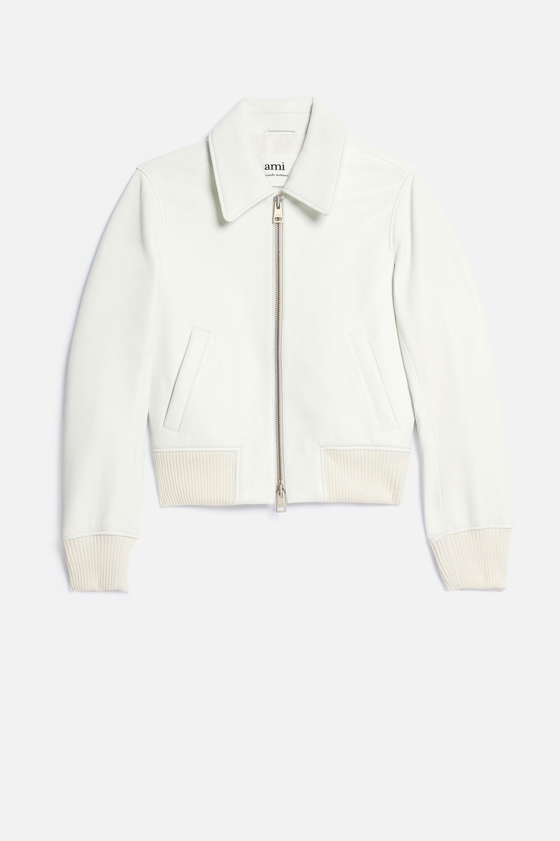 Zipped Leather Jacket - 7
