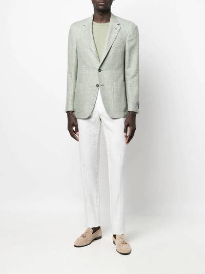 Canali single-breasted button blazer outlook